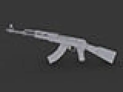 AK-47 1 ak - rifle 3D model