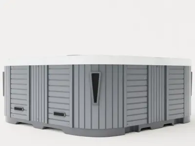 Neptunus Spabad 94 Jets 6 People Low-poly 3D model