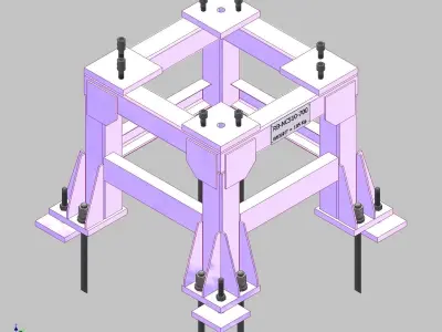 26937-Base for robot NACHI-NC510-Hight 700 3D model