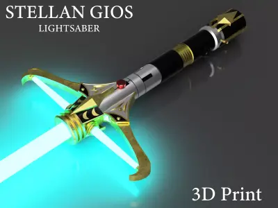 Stellan Gios Lightsaber - Star Wars High Republic - 3D print 3D print model