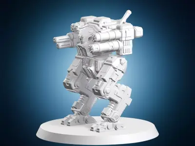 Viking VKG 2F BattleMech Assault Miniature 3D print model