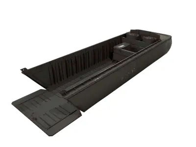 LCVP Landing Craft Low-poly 3D model