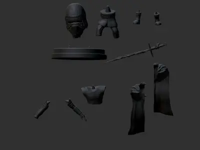 Kylo Ren 3D print model purchase