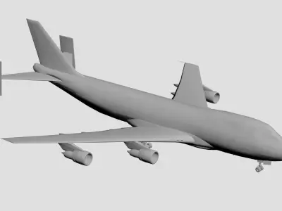 Airplane boeing 3D model