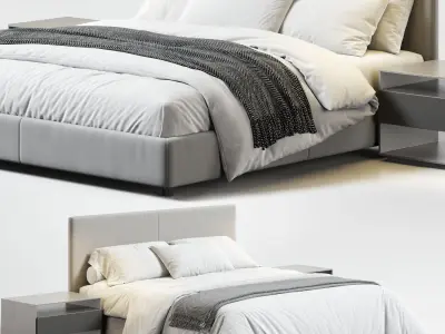 Flexform Oltre Bed 3D model