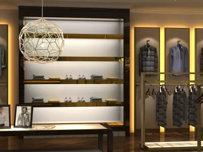 Clothing Store Collection 03 3D model