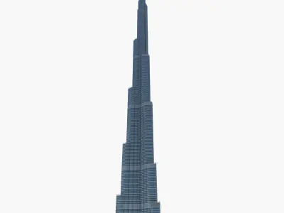 Burj Khalifa Tower 3D model
