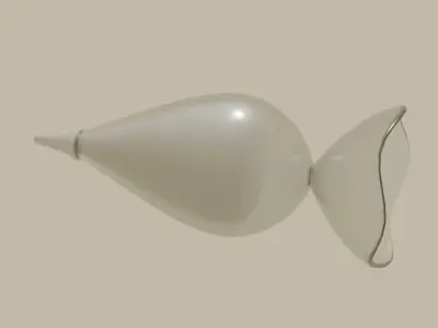 Cream Piping Bag Cozy Model by Poonsiri Free low-poly 3D model