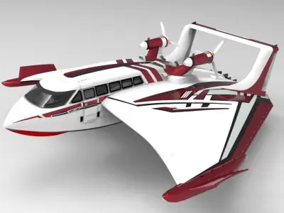 Wig Class craft Low-poly 3D model