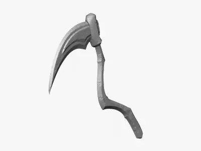 Weapon Scythe Level 3 Free 3D model