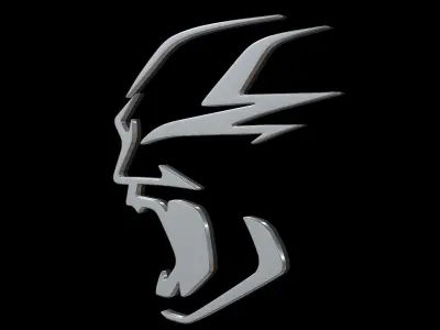 Dodge Charger Daytona logo 3D model