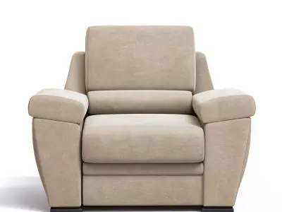 Leon soft chair Free 3D model