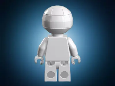 LEGO Alien Figurine 3D Print Model 3D print model