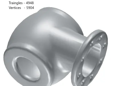 Games Pump Casing Toy Low-poly 3D model