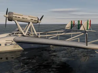 Savoia Marchetti S-55 3D model