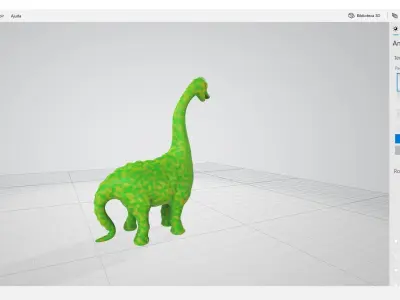 brachiosaurus sculpture - printable toy 3D print model