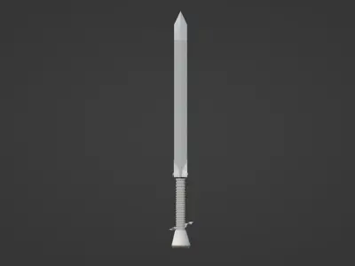 Sword for game character 3D model