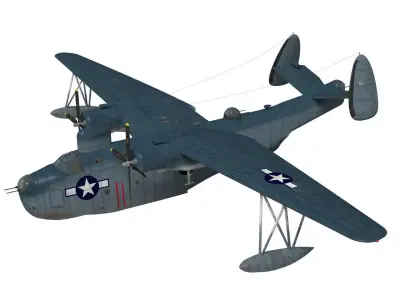 Martin PBM 5A mariner 3D model