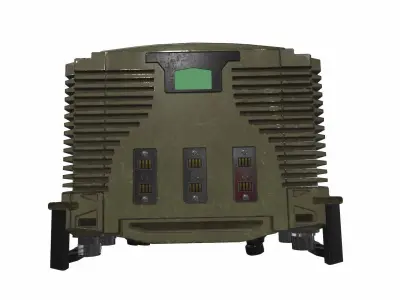 Radio military AN PRC-158 3D model