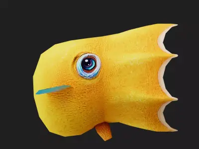 Dumbooctopus Low-poly 3D model