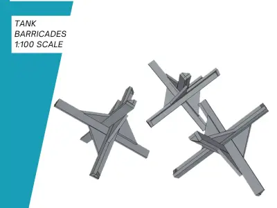 Tank Barricades 3D print model