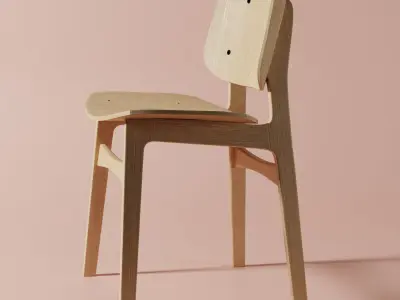 Chair wooden Free 3D model order