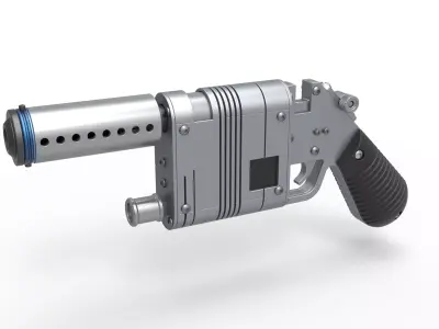 Blaster pistol NN-14 from the movie Star Wars The Force Awakens 3D model