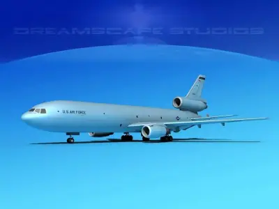 McDonnell Douglas KC-10 USAF 5 3D model