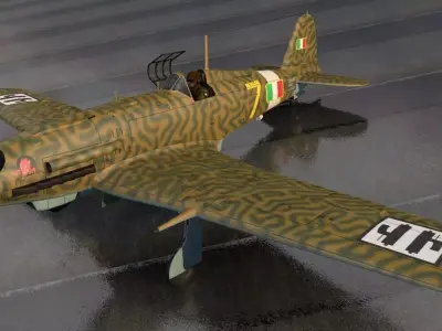 Fiat G-55 Centauro 3D model