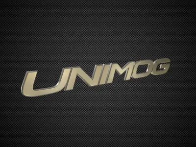 unimog logo 3D model