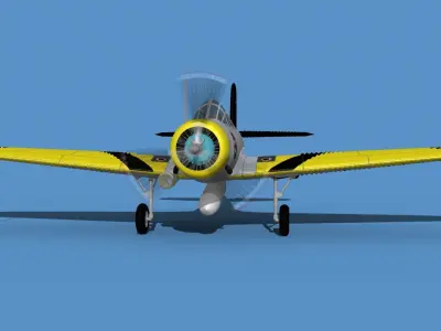 Douglas TBD-1 Devestator V01 3D model