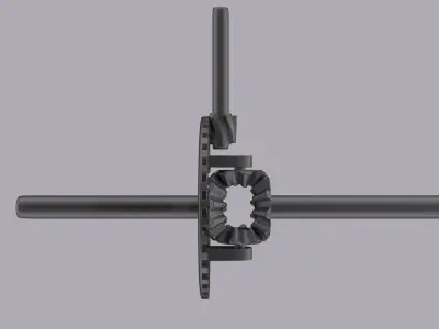 Differential gear 3D model
