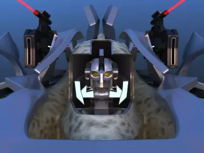 Aircraft Battle Robot 3D model