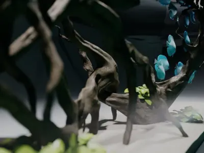 Aquarium Hardscape 3D model