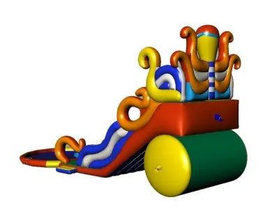  Cheerful Octopus  3D model