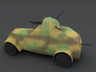 Ursus wz  29 Simple model 3D model