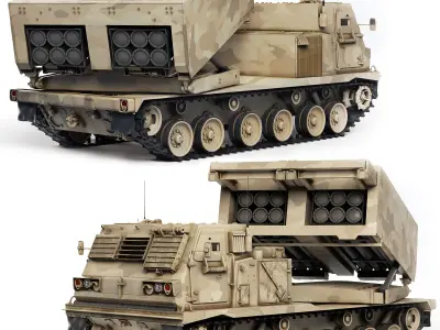 MLRS M270 A1 1998 3D model