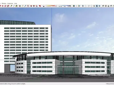 Sketchup Office building J6 3D model