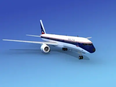 Boeing 757-200 Delta 1 3D model