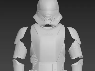 Star Wars The Rise of Skywalker Jet Trooper Full Armor 3D print model