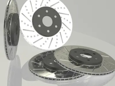 Brake disc 3D model
