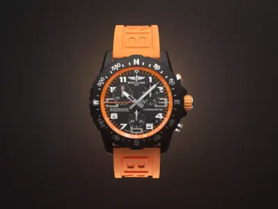 Wristwatch - Breitling endurance pro 3D model