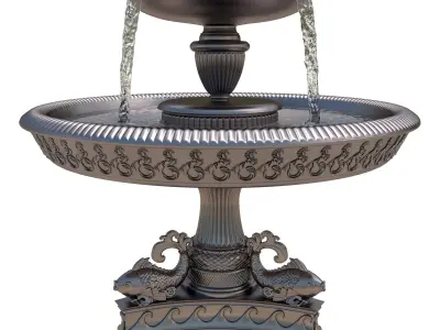 Erskine Memorial Fountain 3D model