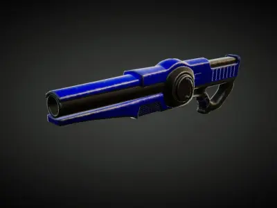 UKit Sci-Fi Weapons Low-poly 3D model