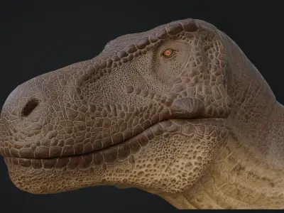 Tyrannosaurus rex Low-poly 3D model