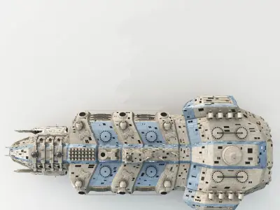 CDF Starfall Battleship 3D model