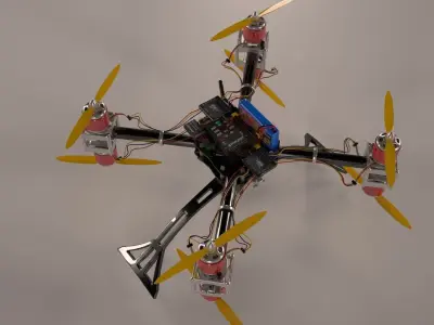 Drone component 3D model