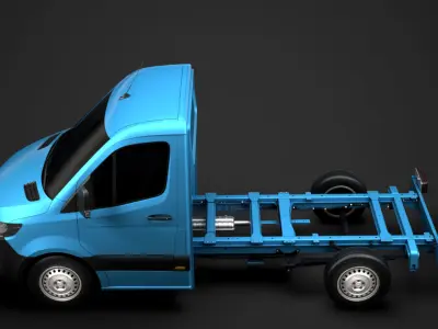 Freightliner Sprinter Chassis Single Cab L1 FWD 2020 3D model