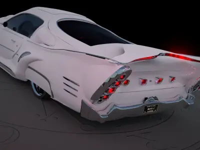 Flying scifi restomod  3D model