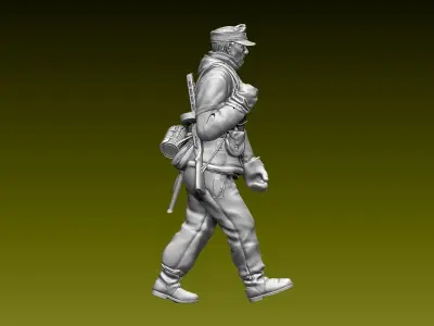 German soldier 3D print model